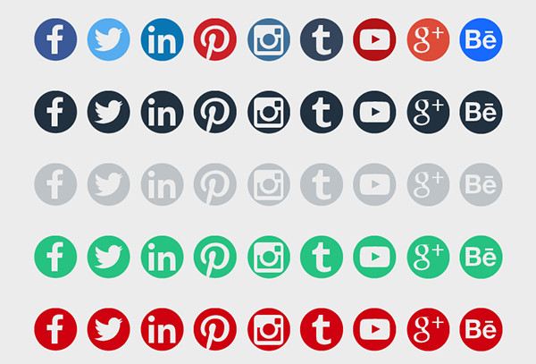 9+ Set of Social Media Vector Icons - Free Sample, Example, Format