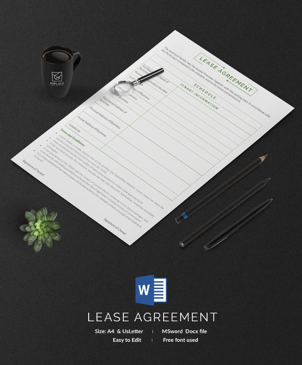 lease agreement template