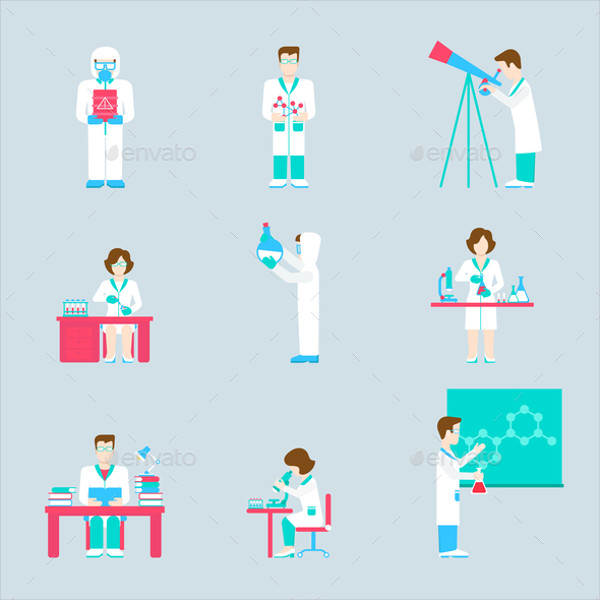 science lab icons
