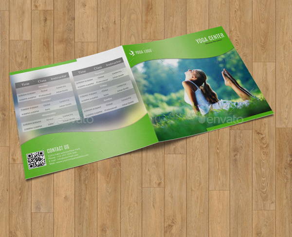 square yoga brochure