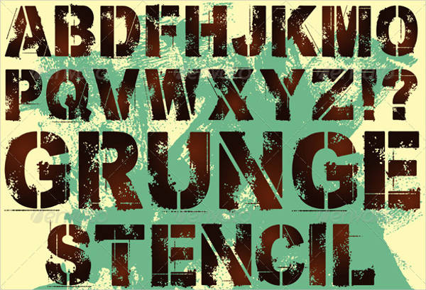 9 printable letter stencils free sample example