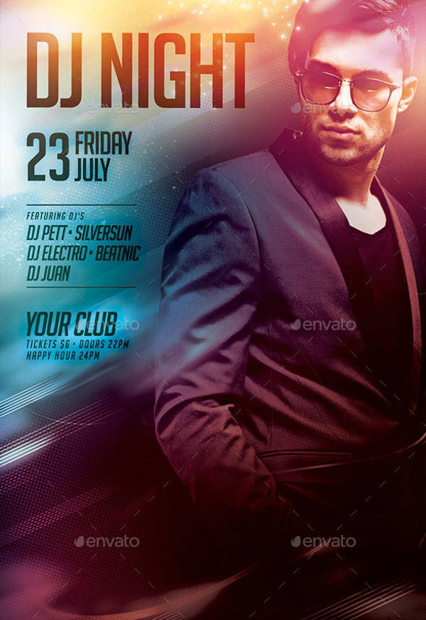 night dj flyer