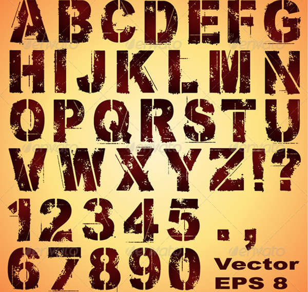 9+ Number Stencils - Free Sample, Example, Format Download | Free