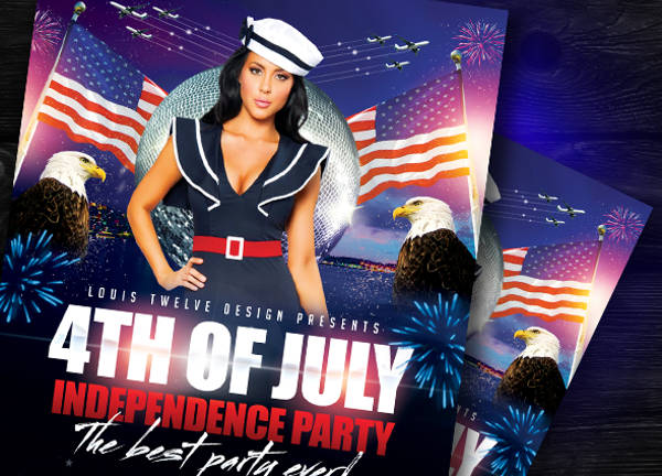 printable independence day flyer template