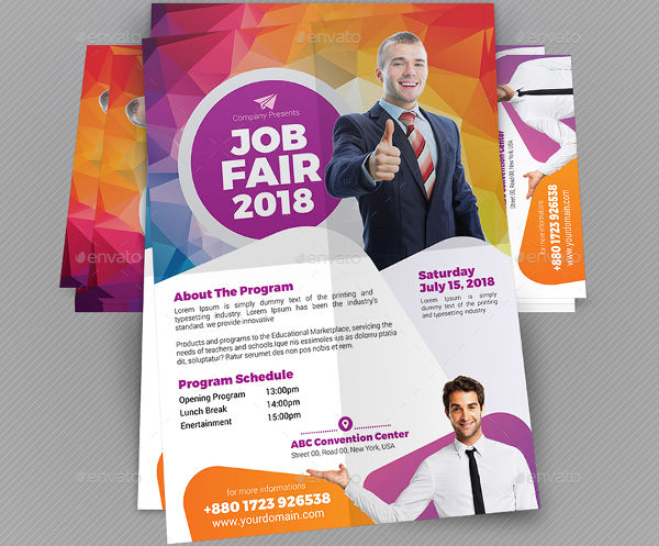 16 Job Fair Flyers Word Psd Ai Indesign