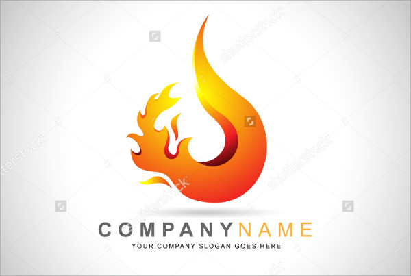 creative flame logo