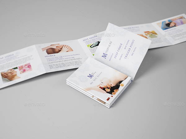 square massage brochure