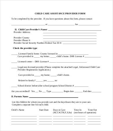 Dhs forms