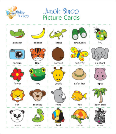 Free Bingo Card - 8+ Free Word, PDF Documents Download