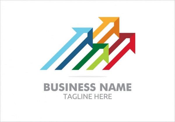 free business arrow logo