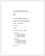 Board of Supervisiors Formal Meeting Agenda