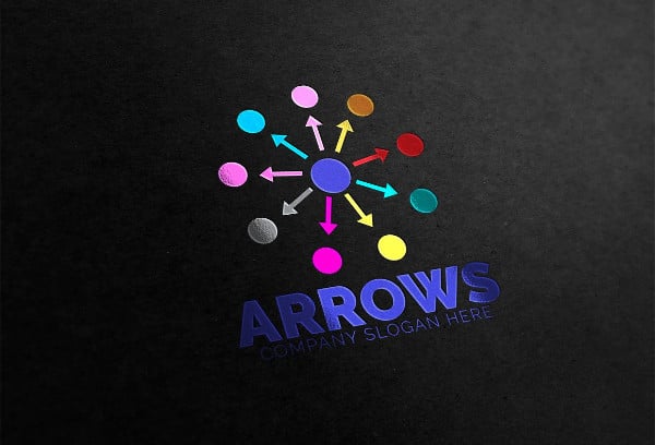 abstract arrows logo