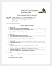Appointment Meeting Agenda Checklist for Prospective Client