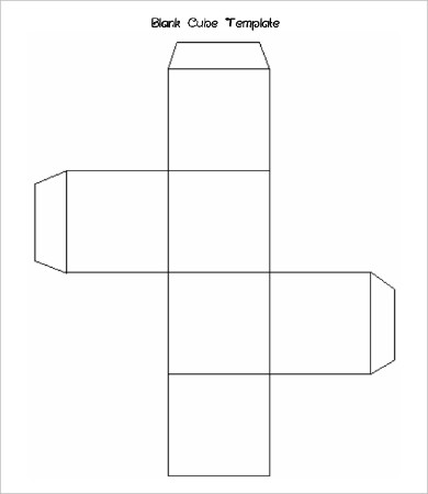 Folding a Cube Template 