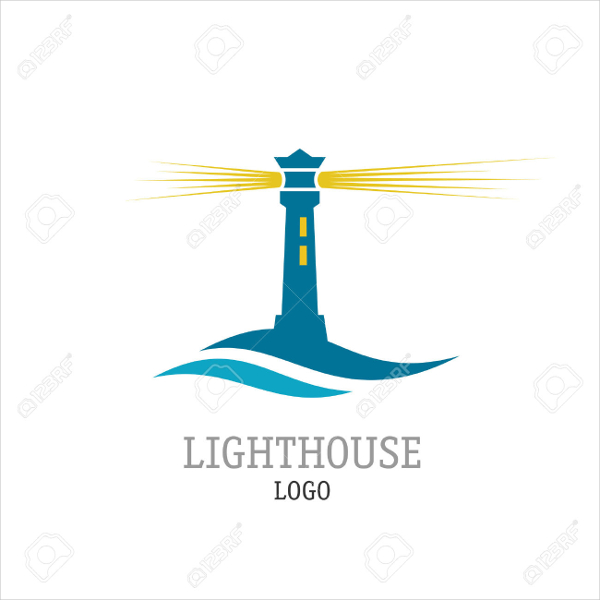 lighthouse waves logo