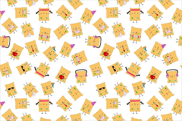 cartoon cookie pattern