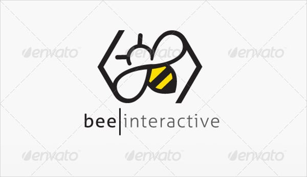 modern bee logo