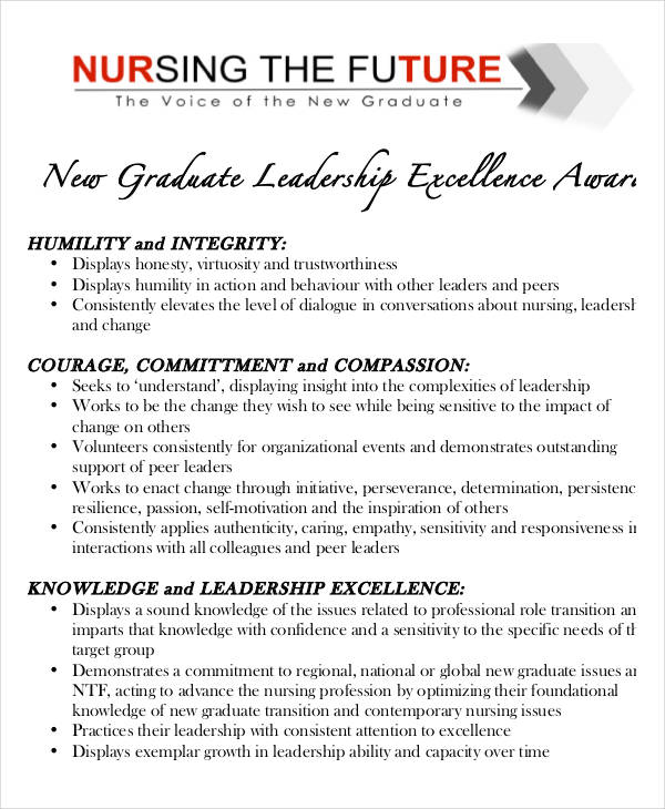 leadership excellence award