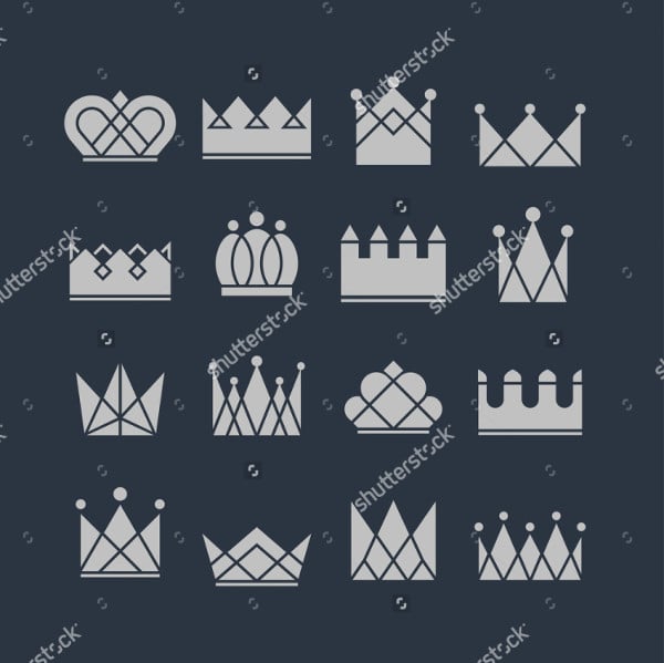 silver crown icons