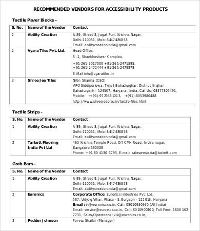 Access Report Template 9  Free Sample Example Format