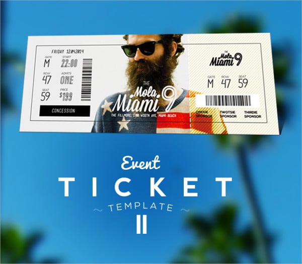 event ticket template1