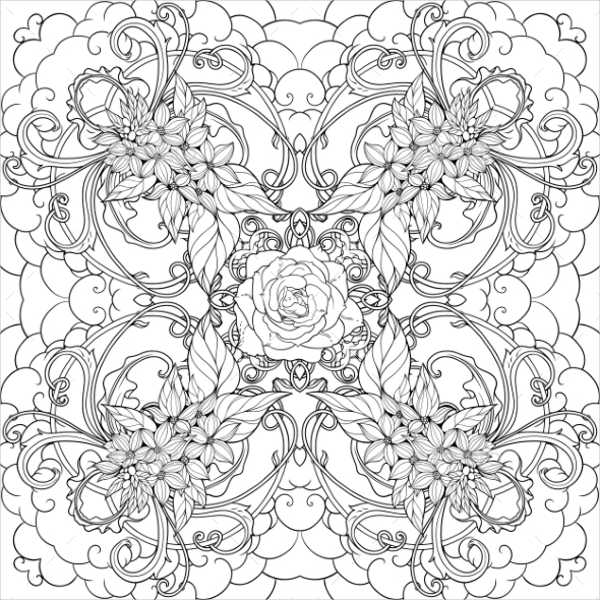 11+ Coloring Pages For Adults - JPG, PSD, Vector EPS ...