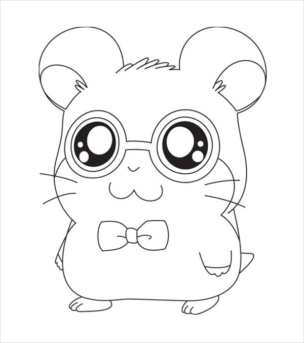 16+ Cute Easy Coloring Pages