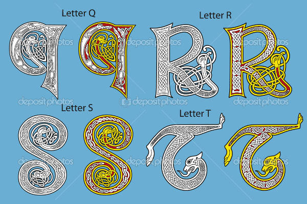 9 celtic alphabet letters free sample example format