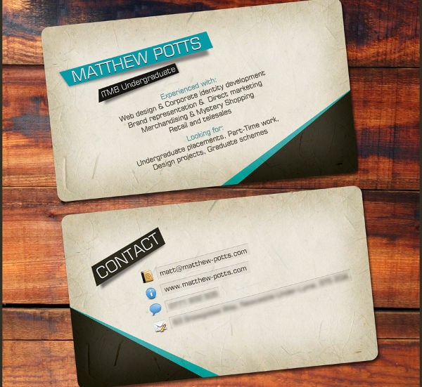 free personal business card