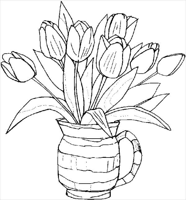 10+ Spring Coloring Pages