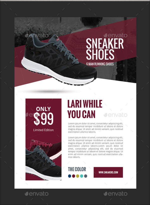 7+ Awesome Shoe Flyer Templates | Free & Premium Templates