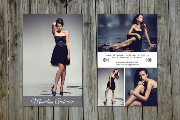 20 Comp Card Templates Free Sample Example Format Download