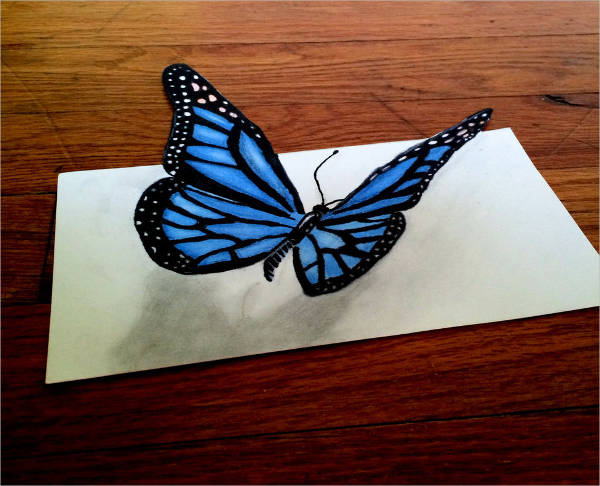 Aggregate more than 183 butterfly drawing with colour super hot