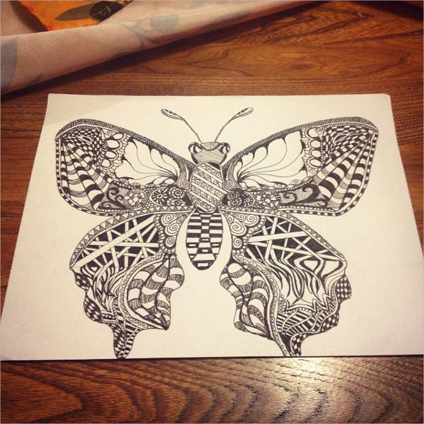 Featured image of post Realistic Butterfly Sketch Butterflies are a wonderful drawing subject their wings have a certain pattern that can be reduced to a few rules