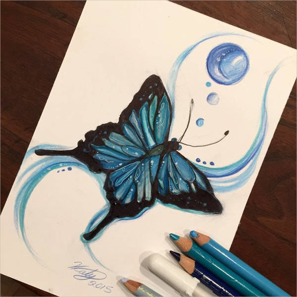 9+ Butterfly Drawings, Art Ideas | Free & Premium Templates