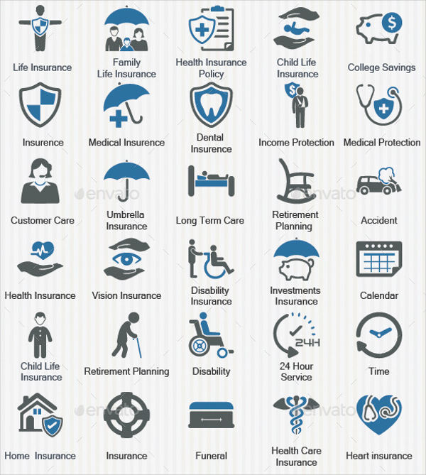 insurance company icons