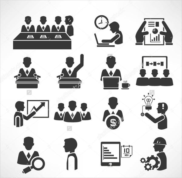 office and management icons