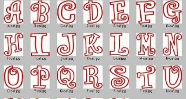 crazy alphabet font