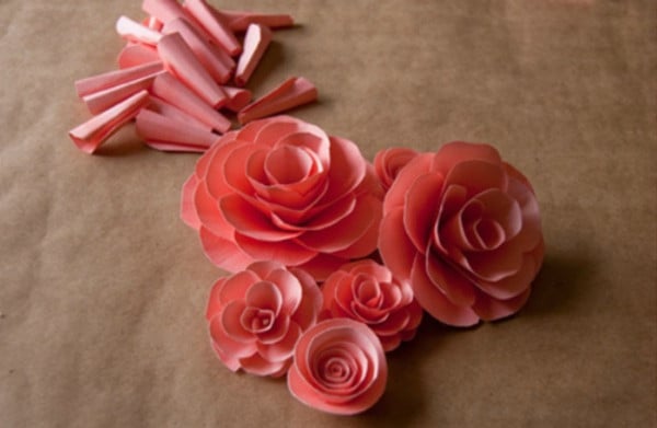 gorgeous paper flower template
