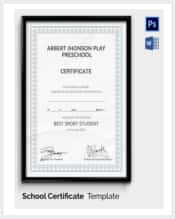 school sports achievement award template min