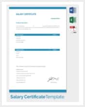 monthly salary certificate template1 min min