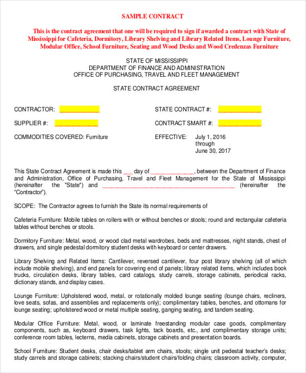 13  Purchase Contract Templates Word PDF Google Docs Download