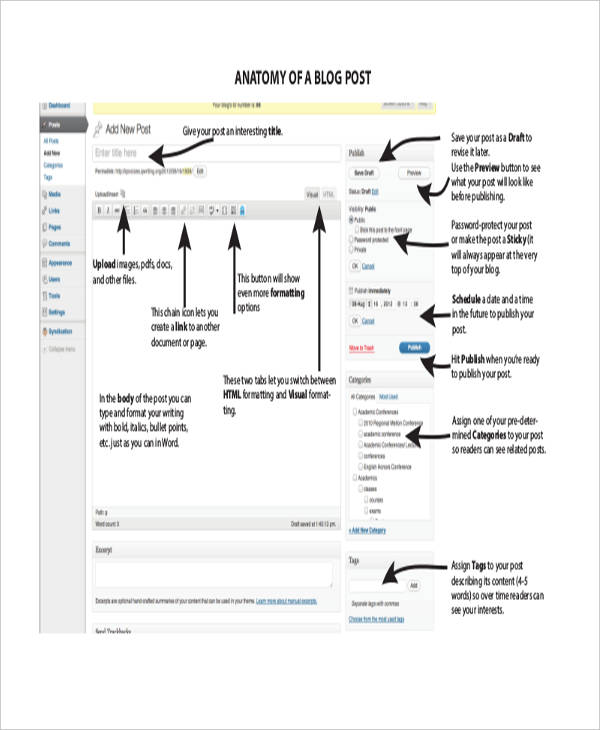 Blog Format Template Google Docs