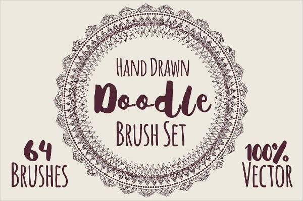 hand drawn doodle brushes