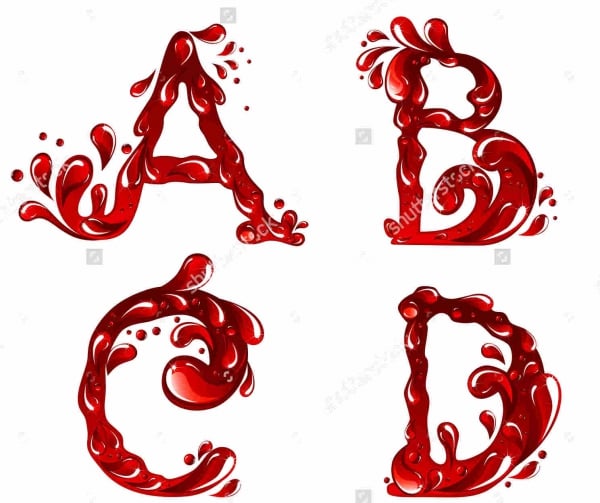 blood bubble font