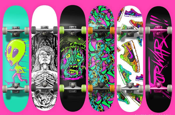 Download 9 Skateboard Designs Free Premium Templates