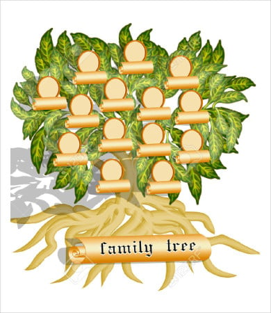 free vertical family tree template