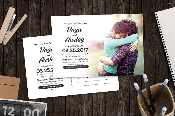 save the date post card