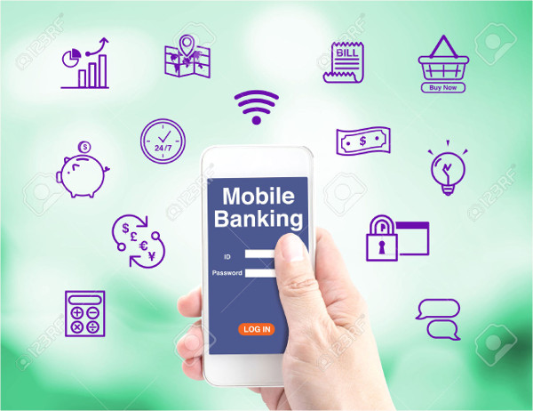 mobile bank icons