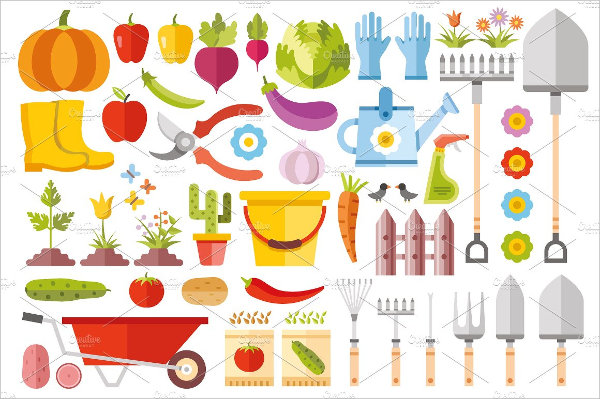 agriculture and gardening icons